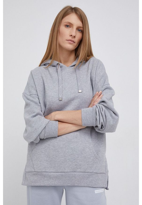 Frieda & Freddies - Bluza. Typ kołnierza: kaptur. Kolor: szary. Długość rękawa: długi rękaw. Długość: długie