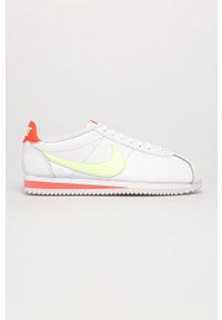 Nike Sportswear - Buty skórzane Classic Cortez. Nosek buta: okrągły. Zapięcie: sznurówki. Kolor: biały. Materiał: skóra. Model: Nike Cortez #1