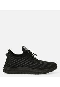 Casu - Czarne buty sportowe sznurowane casu 20a9/b. Kolor: czarny #1