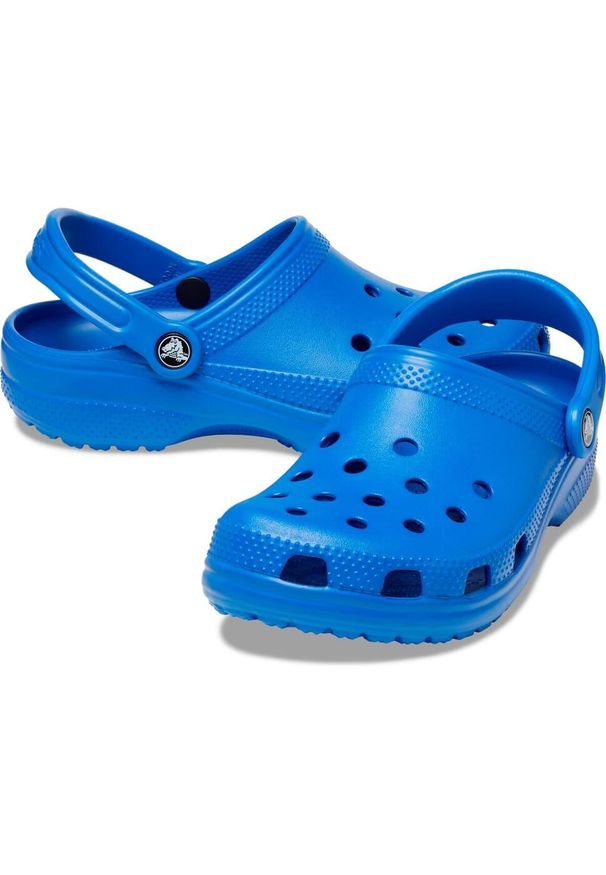 Klapki dla dorosłych Crocs Classic. Kolor: niebieski. Materiał: syntetyk, materiał. Styl: sportowy