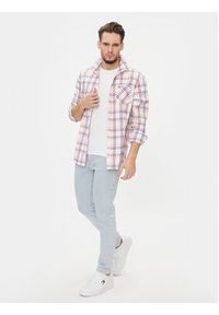 Tommy Jeans Koszula DM0DM17253 Beżowy Classic Fit. Kolor: beżowy. Materiał: bawełna #4