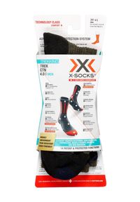 Skarpety trekkingowe X-Socks Trek X CTN. Kolor: czarny, zielony, wielokolorowy. Sport: turystyka piesza #2