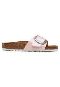 Birkenstock Klapki Madrid Big Buckle 1018773 Różowy. Kolor: różowy. Materiał: skóra #3