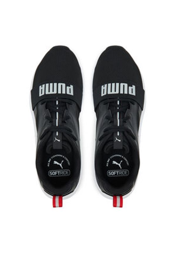 Puma Sneakersy Softride Wired 2 400232 12 Czarny. Kolor: czarny. Materiał: materiał
