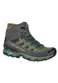 LA SPORTIVA - Buty trekkingowe męskie La Sportiva La Ultra Raptor Ii Mid Gtx. Wysokość cholewki: za kostkę. Kolor: wielokolorowy. Materiał: syntetyk, materiał. Szerokość cholewki: normalna