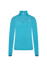 DARE 2B - Damska bluza narciarska z suwakiem Lowline II. Kolor: niebieski. Materiał: poliester, elastan. Sport: narciarstwo #1