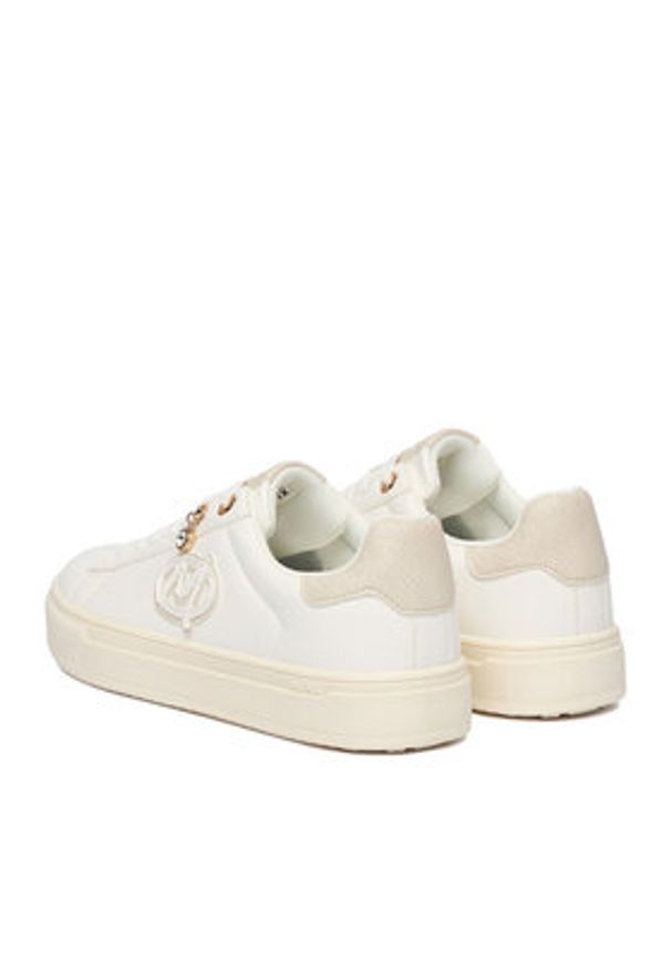 MEXX Sneakersy EO-MI001011361W Biały. Kolor: biały. Materiał: skóra