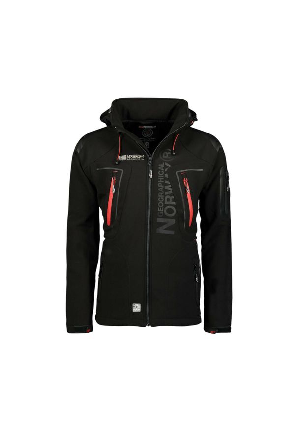 Kurtka treningowa męska Geographical Norway Techno. Typ kołnierza: kaptur. Kolor: wielokolorowy. Materiał: syntetyk. Długość: długie. Sport: turystyka piesza