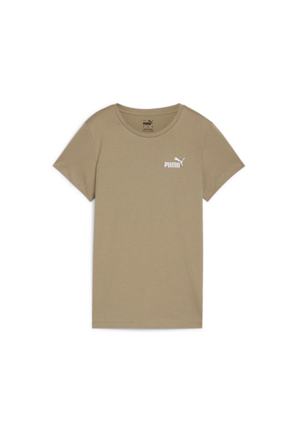 Puma Koszulka Ess+ Embroidery 84833167. Kolor: beżowy