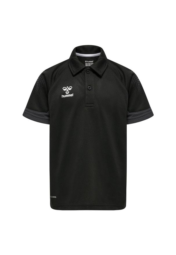 Dziecięca koszulka polo Hummel hmlLEAD functional. Typ kołnierza: polo. Kolor: czarny