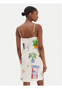 Seafolly Sukienka letnia La Boca 55652-DR Écru Regular Fit. Materiał: bawełna, len. Sezon: lato #2