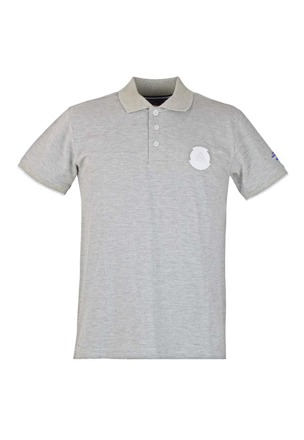 PEAK MOUNTAIN - Polo Peak Mountain Cornelius. Typ kołnierza: polo. Kolor: szary. Długość rękawa: krótki rękaw. Długość: krótkie. Wzór: jednolity