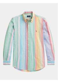 Polo Ralph Lauren Koszula 710937995001 Kolorowy Slim Fit. Typ kołnierza: polo. Materiał: bawełna. Wzór: kolorowy #2