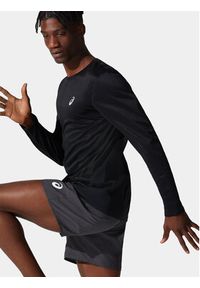 Asics Longsleeve Core Ls 2011C340 Czarny Ahletic Fit. Kolor: czarny. Materiał: syntetyk. Długość rękawa: długi rękaw