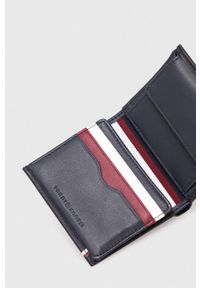 TOMMY HILFIGER - Tommy Hilfiger portfel skórzany męski kolor granatowy. Kolor: niebieski. Materiał: skóra #2