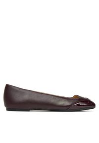 Liu Jo Baleriny Brigitte 03 SF5041 PX695 Brązowy. Kolor: brązowy. Materiał: skóra