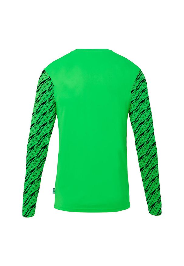 UHLSPORT - Dziecięca koszulka bramkarska z długim rękawem Uhlsport Progressive. Kolor: wielokolorowy, czarny, zielony. Długość rękawa: długi rękaw. Długość: długie. Sport: piłka nożna