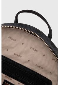 Guess plecak damski kolor czarny mały wzorzysty. Kolor: czarny #5
