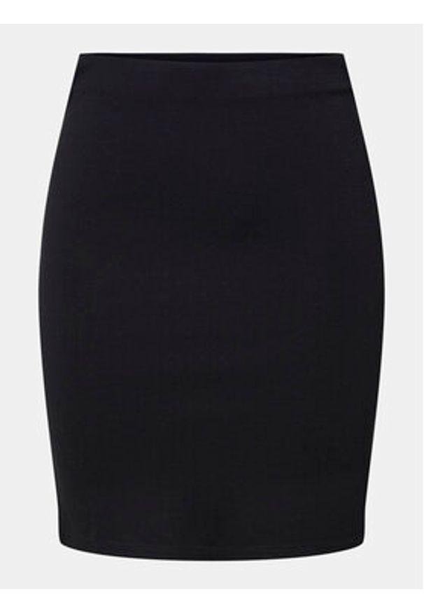 Pieces Spódnica ołówkowa Naya 17141052 Czarny Slim Fit. Kolor: czarny. Materiał: wiskoza
