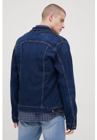 Lee Cooper kurtka jeansowa męska kolor granatowy przejściowa. Okazja: na co dzień. Kolor: niebieski. Materiał: jeans. Styl: casual #5