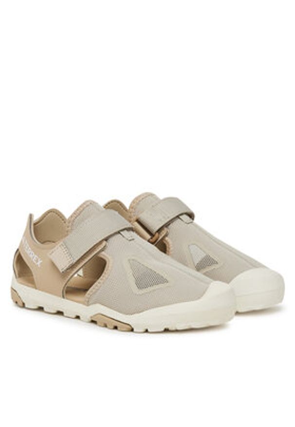 Adidas - adidas Sandały Terrex Captain Toey 2.0 JI1363 Beżowy. Kolor: beżowy. Materiał: materiał