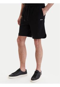 BOSS Szorty sportowe Member 50558883 Czarny Relaxed Fit. Kolor: czarny. Materiał: bawełna. Styl: sportowy #1