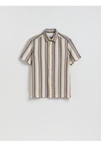 Reserved - Strukturalna koszula comfort - wielobarwny. Materiał: tkanina, bawełna