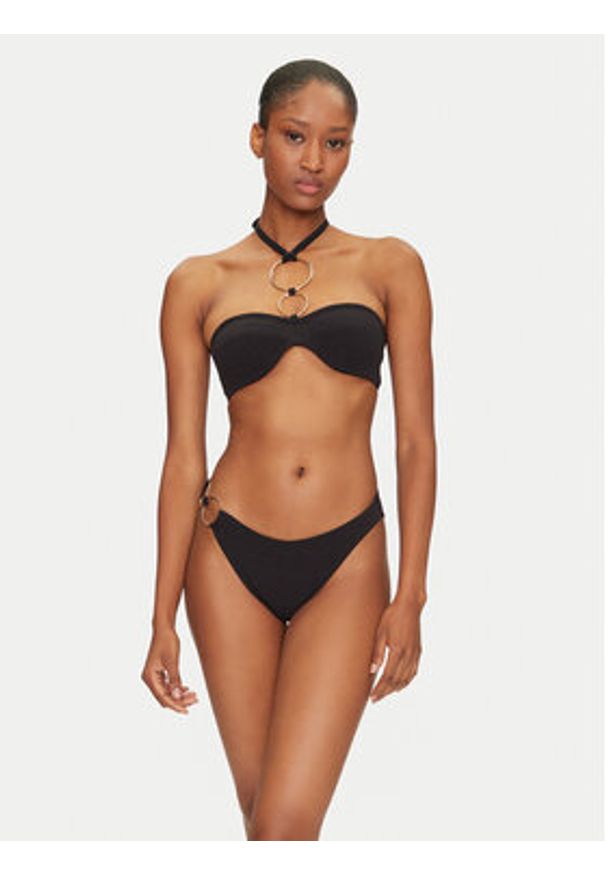 Chantelle Dół od bikini C16ZG0 Czarny. Kolor: czarny. Materiał: syntetyk