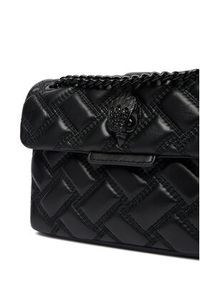 Kurt Geiger Torebka Mini Kensington 7376600109 Czarny. Kolor: czarny. Materiał: skórzane