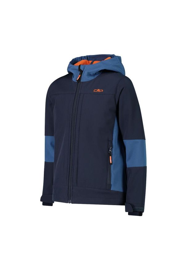 Kurtka dziecięca CMP Etherea. Kolor: niebieski. Materiał: softshell. Styl: sportowy