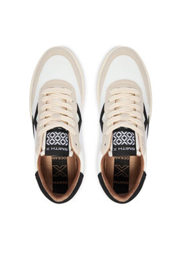 Alexander Smith Sneakersy Ocean SXBCOCW-9552-WBK Biały. Kolor: biały. Materiał: skóra