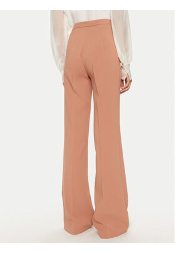 Pinko - PINKO Spodnie materiałowe Hulka 100054 7624 Brązowy Regular Fit. Kolor: brązowy. Materiał: syntetyk