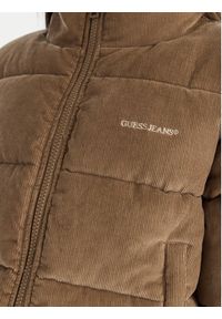 Guess Jeans Kurtka zimowa W5BL17 W2061 Beżowy Regular Fit. Kolor: beżowy. Materiał: bawełna. Sezon: zima #2