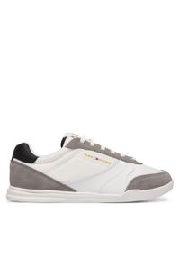 TOMMY HILFIGER - Tommy Hilfiger Sneakersy Lopro Lth Mix Rwb FM0FM05826 Biały. Kolor: biały. Materiał: skóra #1