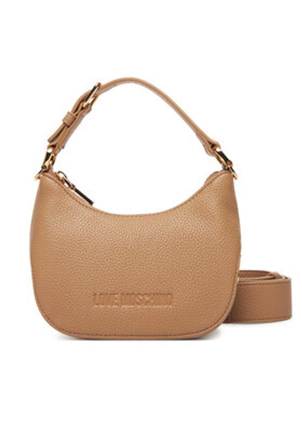 Love Moschino - LOVE MOSCHINO Torebka JC4019PP1NLT0104 Beżowy. Kolor: beżowy. Materiał: skórzane