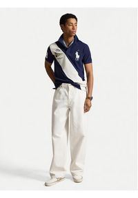 Polo Ralph Lauren Polo 710B21920001 Granatowy Regular Fit. Typ kołnierza: polo. Kolor: niebieski. Materiał: bawełna #3
