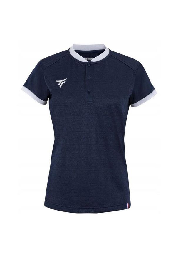 TECNIFIBRE - Koszulka polo tenisowa damska Tecnifibre Team Mesh Polo. Typ kołnierza: polo. Kolor: niebieski. Materiał: mesh. Sport: tenis