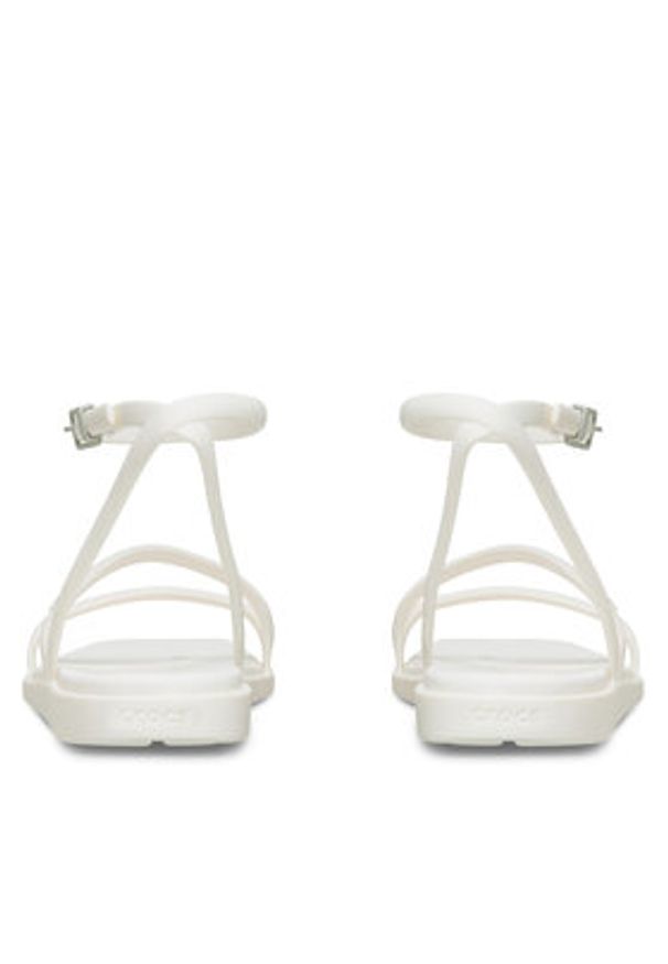 Crocs Sandały Miami Ankle Strap Sandal 212256 Beżowy. Kolor: beżowy