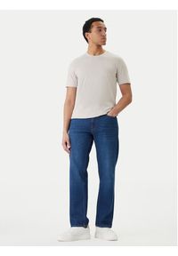 Bugatti T-Shirt 8350-15040E Beżowy Regular Fit. Kolor: beżowy. Materiał: bawełna #4