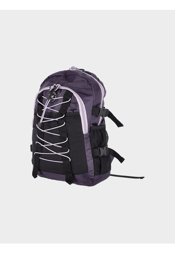 4f - Plecak szkolny (12L) dziecięcy. Kolor: fioletowy. Materiał: guma