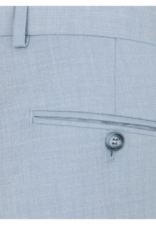 Pako Lorente - PAKO LORENTE – Jasnoniebieskie spodnie ganiturowe. Kolor: niebieski. Materiał: poliester, wiskoza. Wzór: gładki. Styl: elegancki, młodzieżowy