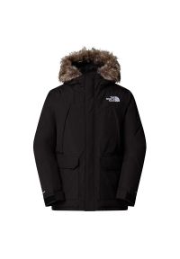 Kurtka męska The North Face McMurdo 0A5GJFKX71 - czarna. Kolor: czarny. Materiał: nylon, puch, futro. Sezon: zima