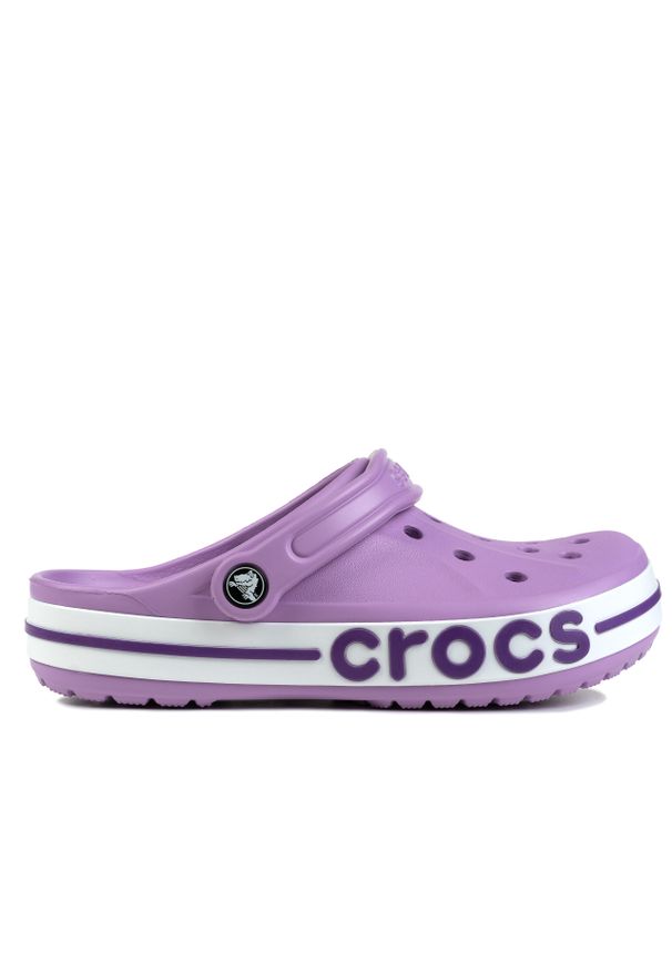 Sandały damskie na basen Crocs BAYABAND CLOG. Kolor: fioletowy, wielokolorowy, biały. Styl: sportowy