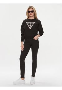 Guess Bluza W4RQ13 KC5H2 Czarny Relaxed Fit. Kolor: czarny. Materiał: syntetyk, bawełna #4