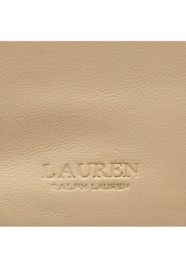 Lauren Ralph Lauren Torebka Emmy 19 431884917003 Beżowy. Kolor: beżowy. Materiał: skórzane