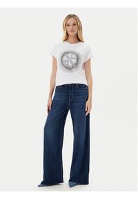 Guess Jeansy W5YA82 D0782 Granatowy Wide Leg. Kolor: niebieski #5