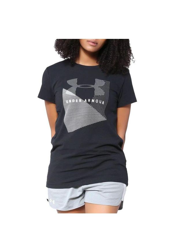 Koszulka damska Under Armour Sportstyle Mesh Logo Crew 1310488. Kolor: czarny. Materiał: mesh