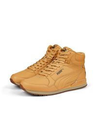Buty do chodzenia męskie Puma ST RUNNER V3 MID L 38763805. Kolor: brązowy. Materiał: guma, syntetyk, materiał. Sport: turystyka piesza