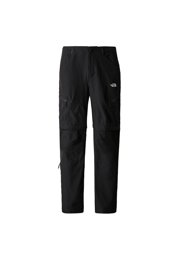 Spodnie The North Face Exploration 0A7Z95JK31 - czarne. Kolor: czarny. Materiał: nylon, elastan