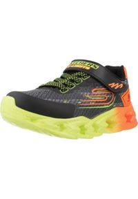 skechers - Buty Dziecko Skechers Vortex 2.0 czarny. Okazja: na uczelnię. Zapięcie: rzepy. Kolor: czarny. Materiał: syntetyk, tkanina, materiał. Szerokość cholewki: normalna. Model: Skechers Sport. Sport: turystyka piesza, joga i pilates